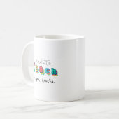 Made to Teach - Retro Rainbow Teacher witzig Kaffeetasse (Vorderseite Links)