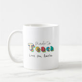 Made to Teach - Retro Rainbow Teacher witzig Kaffeetasse (Links)