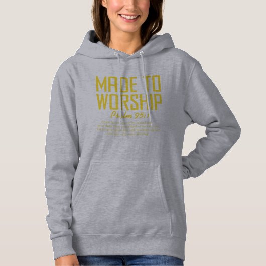 Made To Worship Kapuzenpullover Hoodie (Vorderseite)