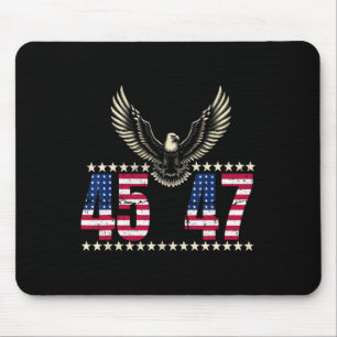 Made Trump Merchandise Trump 45 47 Trump Mousepad