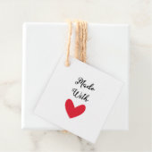 Made with Liebe Bride Co Bridal Rustic Dusche Part Geschenkanhänger (Beispiel)