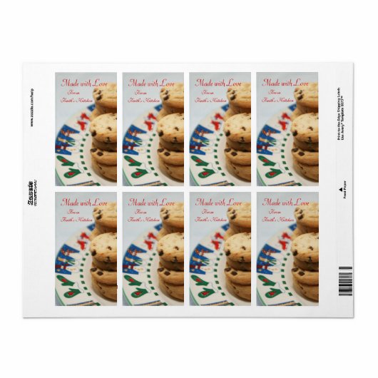 Made with Liebe Cookie Holiday Baking Kitchen Labe (Vorne)