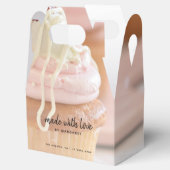 Made with Liebe Cupcake Foto Gevor Box Geschenkschachtel (Geöffnet)