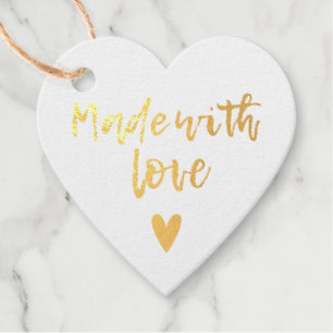 Made with Liebe Geschenkanhänger