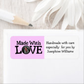 Made with Liebe - Handmade-Geschenkmarke (Insitu)