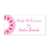 Made with Liebe Heart Wreath Self-Inking Briefmark Permastempel (Design)