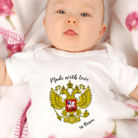 Made with Liebe in Russia / Russian flagge
