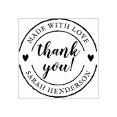 Made with Liebe & Individuelle Name Product Vielen Gummistempel (Prägung)