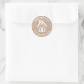 Made with Liebe Kraft Christmas House Sticker (Tasche)