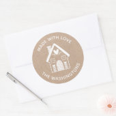 Made with Liebe Kraft Christmas House Sticker (Umschlag)