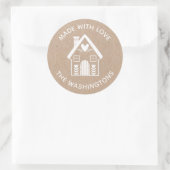 Made with Liebe Kraft Christmas House Sticker (Tasche)