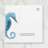 Made with Liebe | Meerpferd Geschenkanhänger (Rückseite)