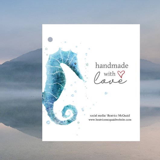 Made with Liebe | Meerpferd Geschenkanhänger