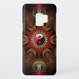 Made with Liebe : New Age Red YinYang Fraktal Star Case-Mate Samsung Galaxy S9 Hülle
