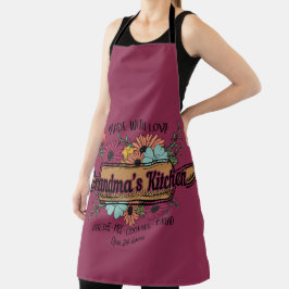 Made with Liebe Oma's Kitchen Schürze
