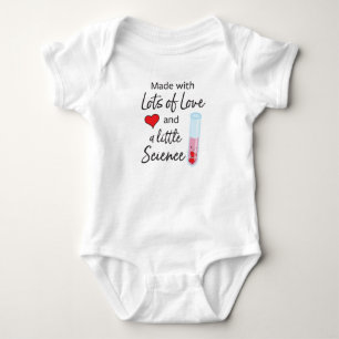 Made with Lots of Liebe and a kleinen Science Baby Strampler