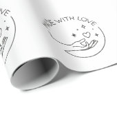 Made with love geschenkpapier (Rolleneckpunkt)