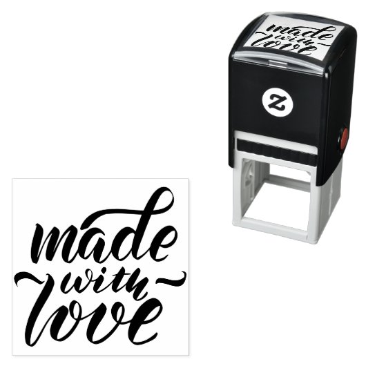 Made With Love Script Design Permastempel (Beispiel)