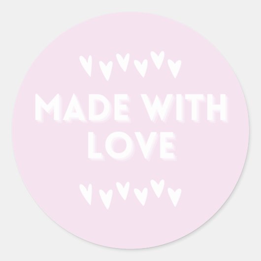 MADE WITH LOVE STICKERS (Vorderseite)