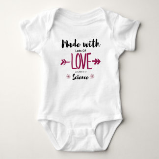 Made with many Liebe & A Little Science IVF Baby Strampler