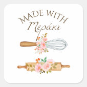 Made with meraki stickers, Greek stickers (Vorderseite)