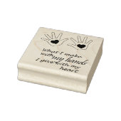 Made with my Hands Briefmarke Gummistempel (Stempel)