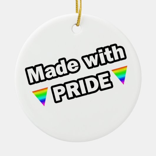 Made with Pride Keramikornament (Vorne)