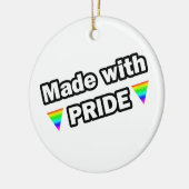 Made with Pride Keramikornament (Links)