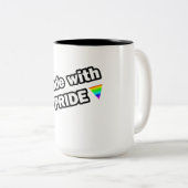 Made with Pride Zweifarbige Tasse (VorderseiteRechts)