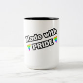 Made with Pride Zweifarbige Tasse (Mittel)