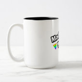 Made with Pride Zweifarbige Tasse (Links)