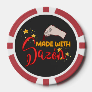 Made with Sazón and a GANT LOT LOT Pokerchips