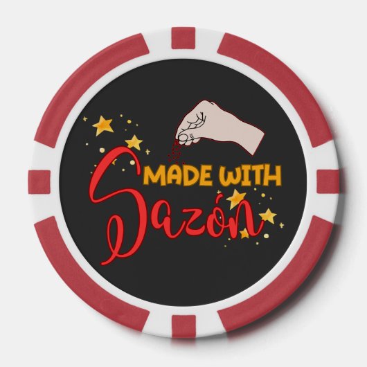 Made with Sazón and a GANT LOT LOT Pokerchips (Vorderseite)