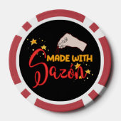 Made with Sazón and a GANT LOT LOT Pokerchips (Rückseite)