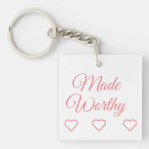 Made Worthy Acrylic Schlüsselanhänger