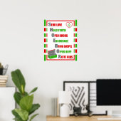 MadeCreatively's Schuhkartons Poster (Heimbüro)