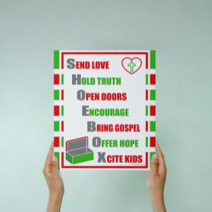 MadeCreatively's Schuhkartons Poster