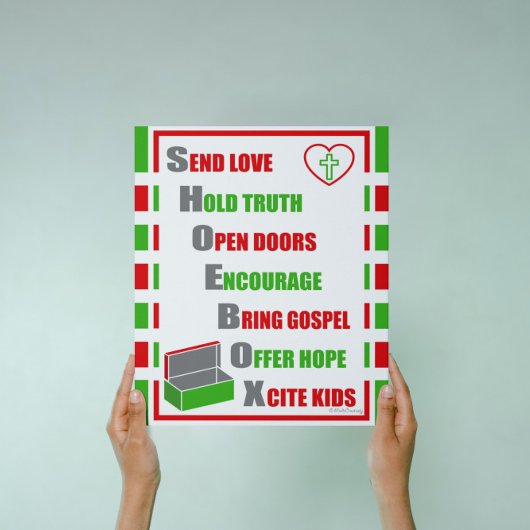 MadeCreatively's Schuhkartons Poster