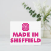 madeinsheffield postkarte (Stehend Vorderseite)
