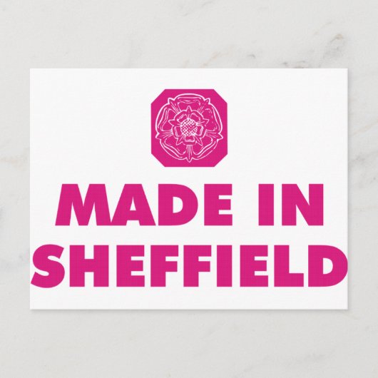 madeinsheffield postkarte (Vorderseite)