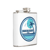 Madeira Beach Florida Palm Tree Birds Flachmann (Rechts)