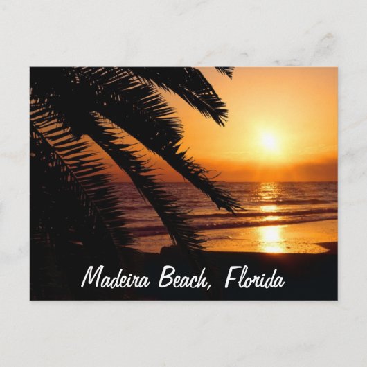 Madeira Beach Florida Postkarte (Vorderseite)