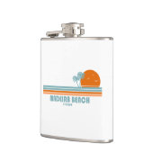 Madeira Beach Florida Sun Palm Trees Flachmann (Links)