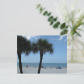 Madeira Beach Palms Postcard Postkarte (Stehend Vorderseite)