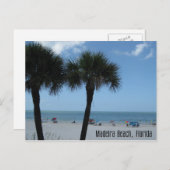 Madeira Beach Palms Postcard Postkarte (Vorne/Hinten)