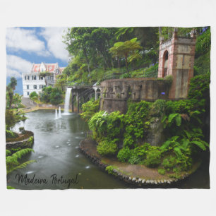 Madeira Botanischer Garten, Portugal Fleecedecke