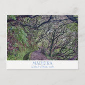 Madeira - Caldeirao Verde Postkarte mit Text (Vorderseite)