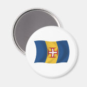 Madeira Flag Magnet (Vorderseite/Rückseite)