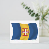 Madeira Flag Postcard Postkarte (Stehend Vorderseite)