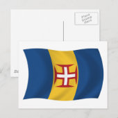 Madeira Flag Postcard Postkarte (Vorne/Hinten)
